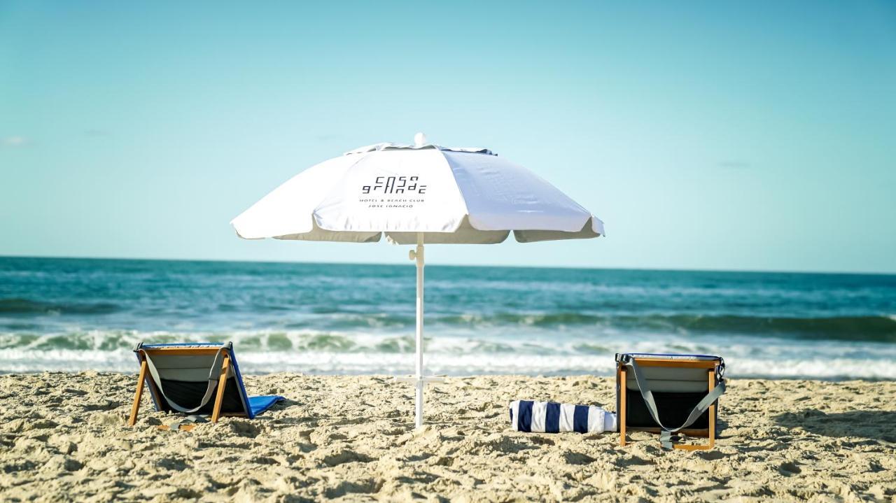 Casagrande Hotel & Beach Club Хосе-Ігнасіо Екстер'єр фото Beach umbrella